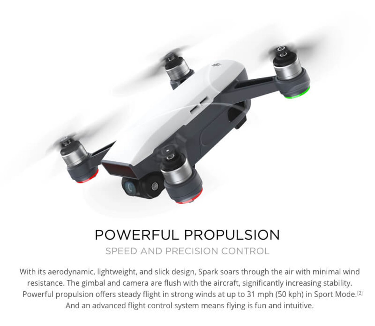 DJI Spark, Fly More Combo, Selfie Drone, Alpine White : Amazon.in
